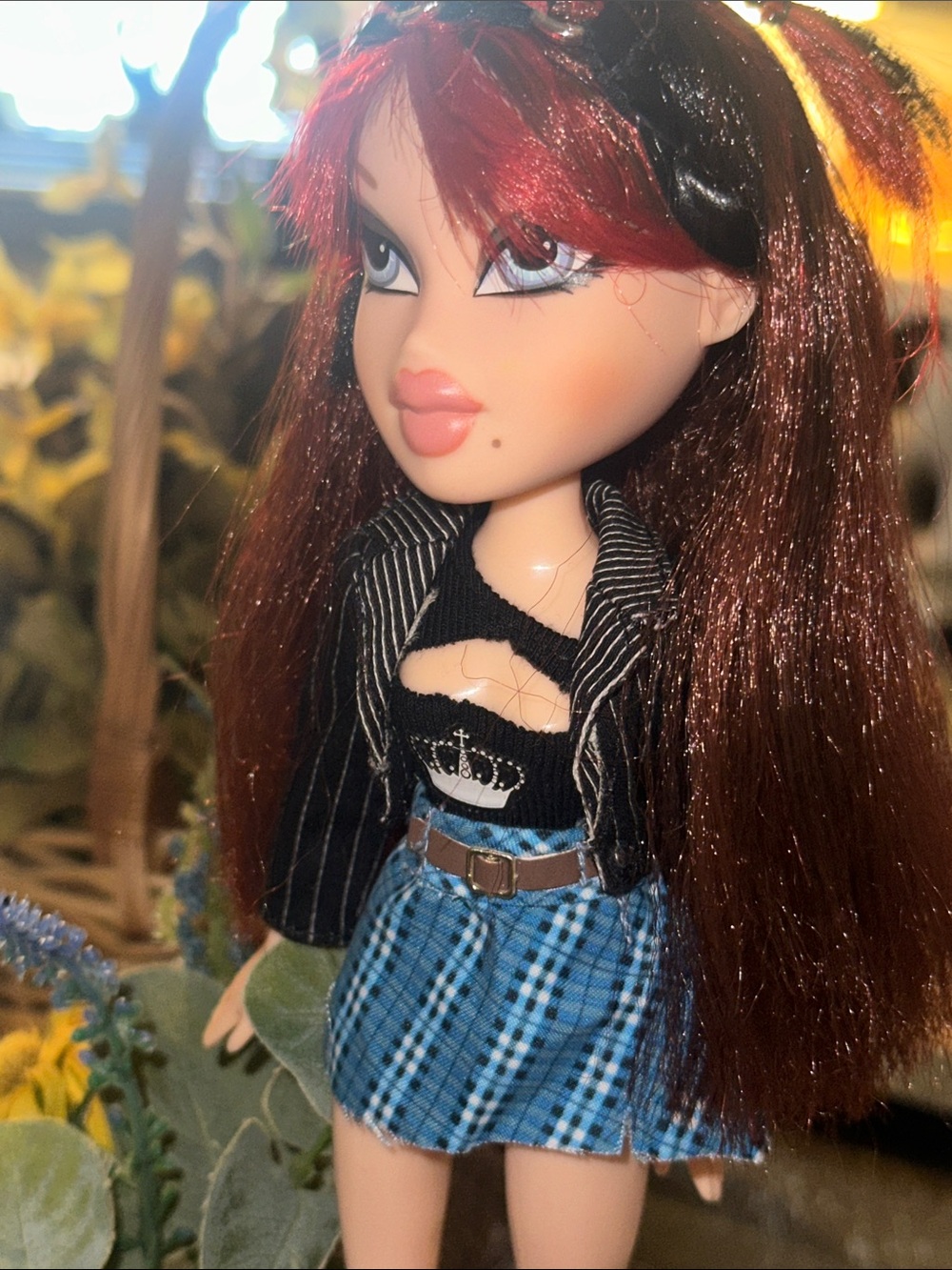 Ultra Rare Bratz Roxxi Punk Rock Angelz Concert 2005 REDRESSED WITH BANGS